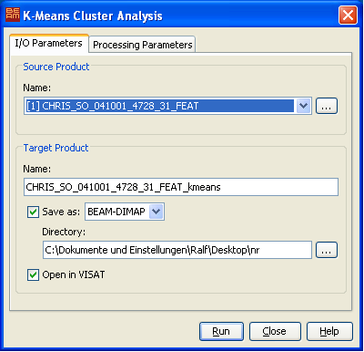 K-Means Cluster Analysis Dialog