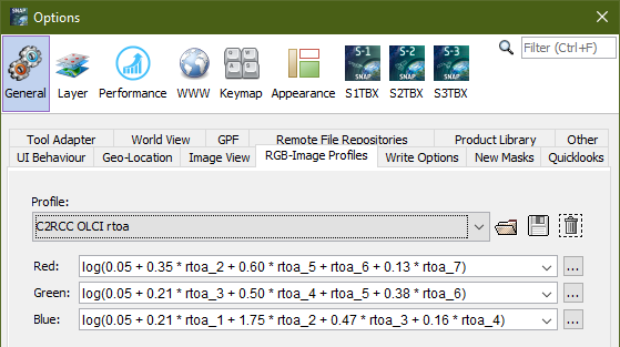 RGB-Image Profiles