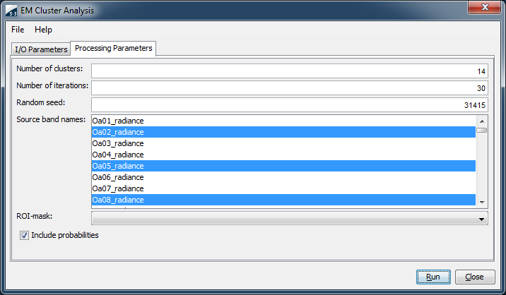 K-Means Cluster Analysis Dialog