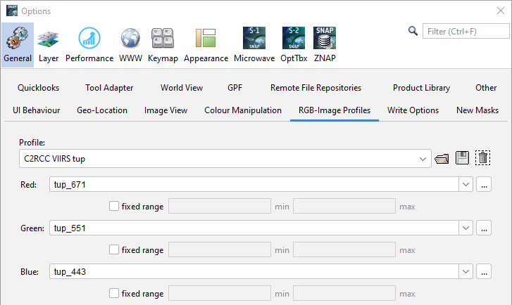 RGB-Image Profiles