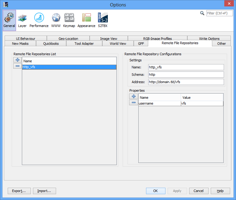 Remote File Repository Selection