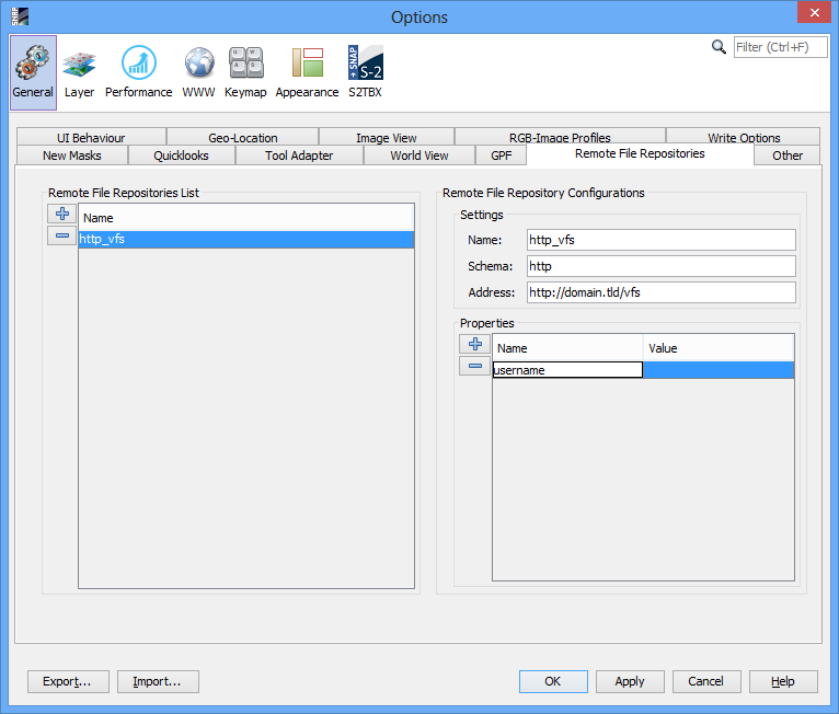 Remote File Repository Property Name